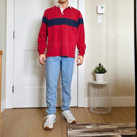 Vintage GAP Rugby Long Sleeve Shirt - Picture 1 of 3